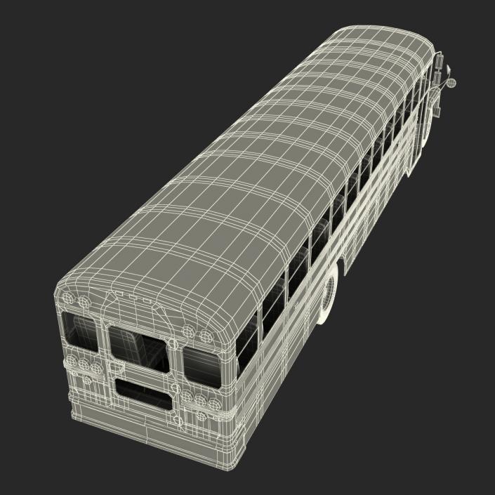 School Bus 3 Rigged 3D model