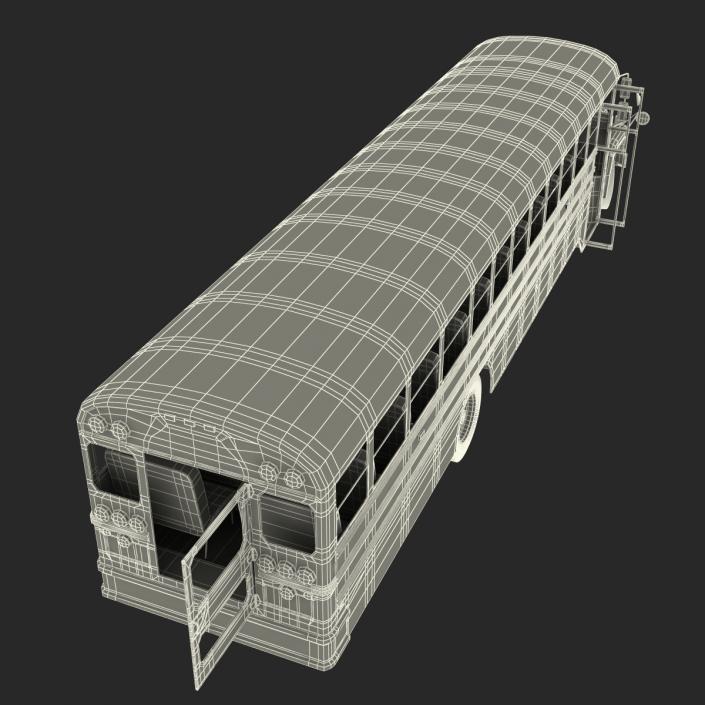 School Bus 3 Rigged 3D model