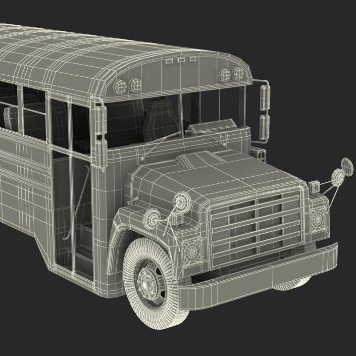 School Bus 3 Rigged 3D model