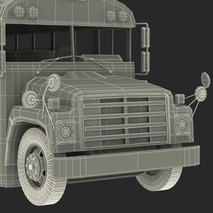 School Bus 3 Rigged 3D model