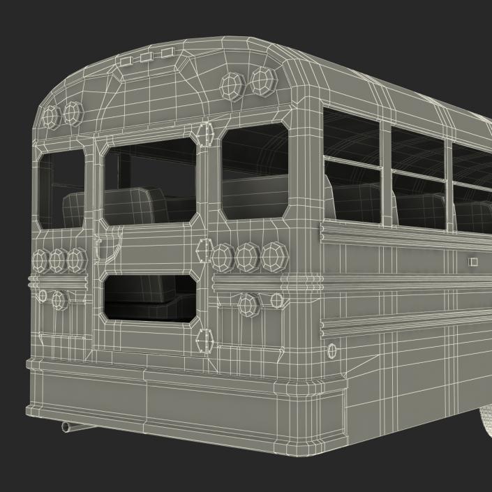 School Bus 3 Rigged 3D model