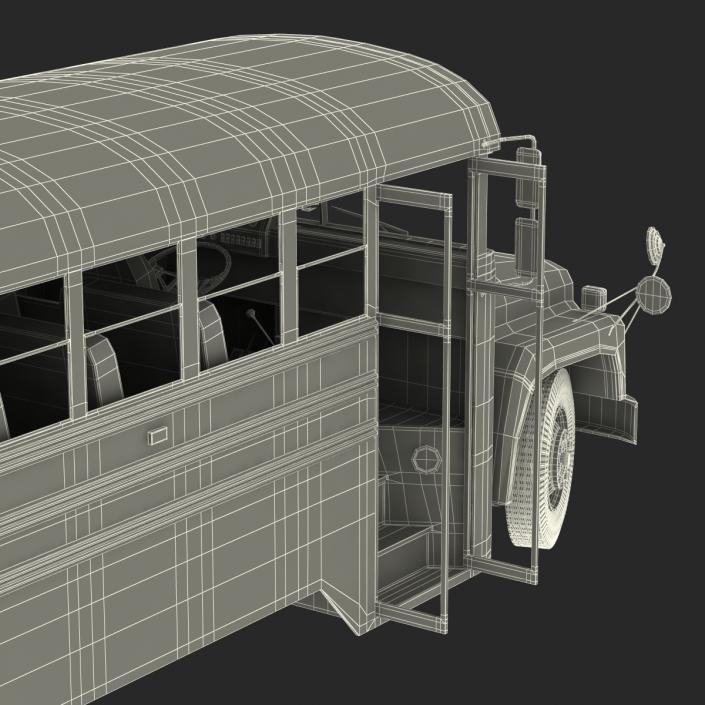 School Bus 3 Rigged 3D model