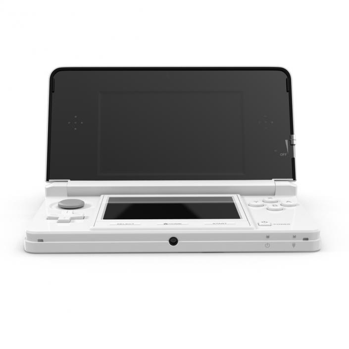 3D Nintendo 3DS White model