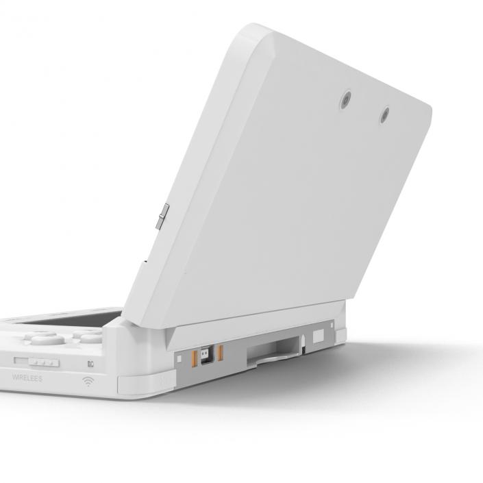 3D Nintendo 3DS White model