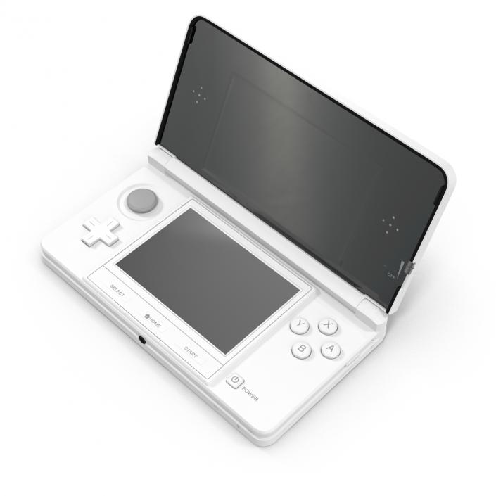 3D Nintendo 3DS White model