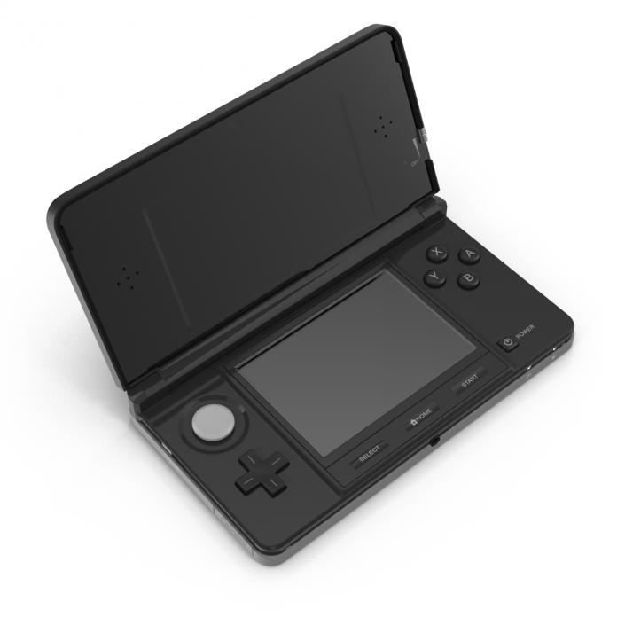 3D Nintendo 3DS Black model