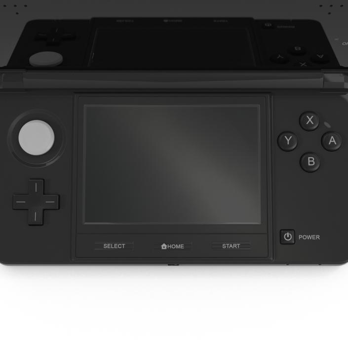 3D Nintendo 3DS Black model