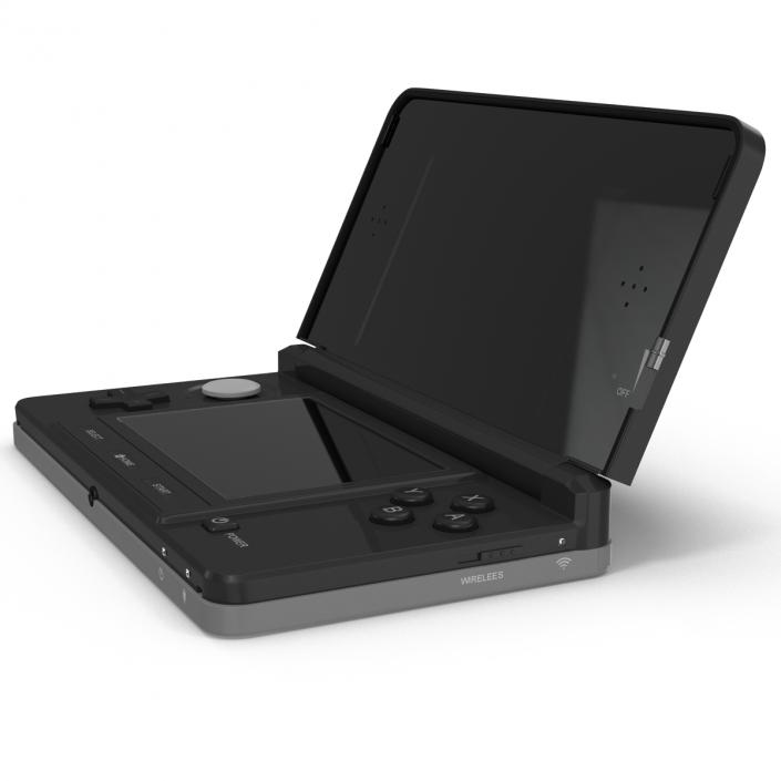 3D Nintendo 3DS Black model