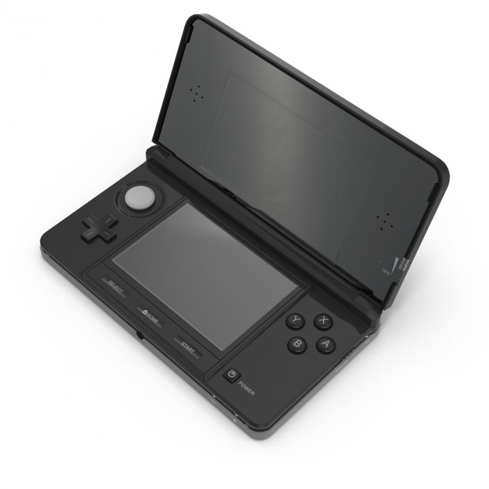 3D Nintendo 3DS Black model