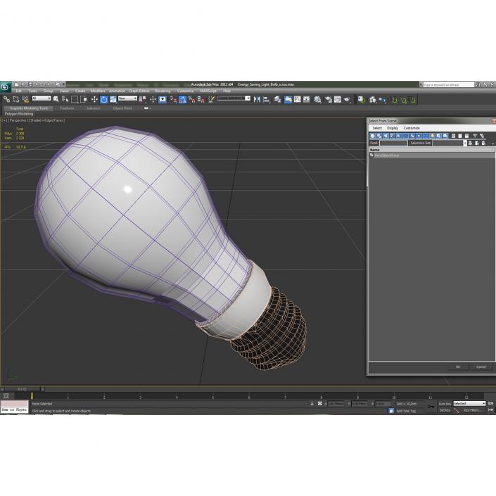 3D Energy Saving Light Bulb 2