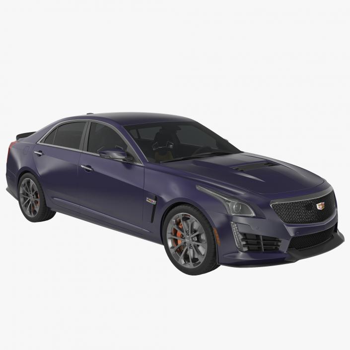 3D model Cadillac CTS V 2016 Simple Interior