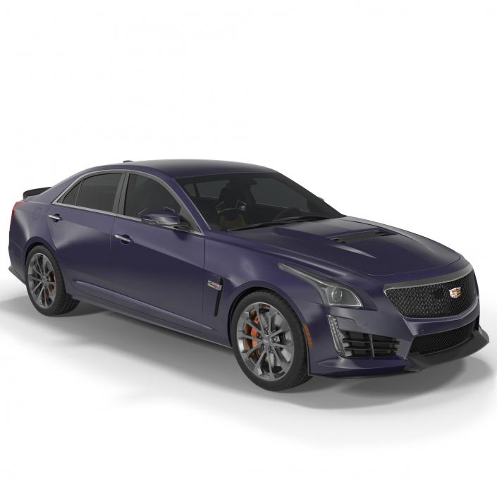 3D model Cadillac CTS V 2016 Simple Interior