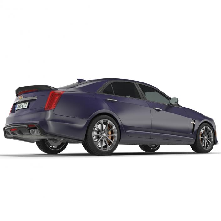 3D model Cadillac CTS V 2016 Simple Interior