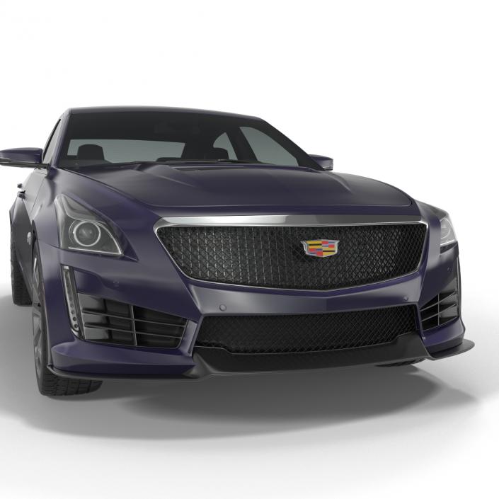 3D model Cadillac CTS V 2016 Simple Interior