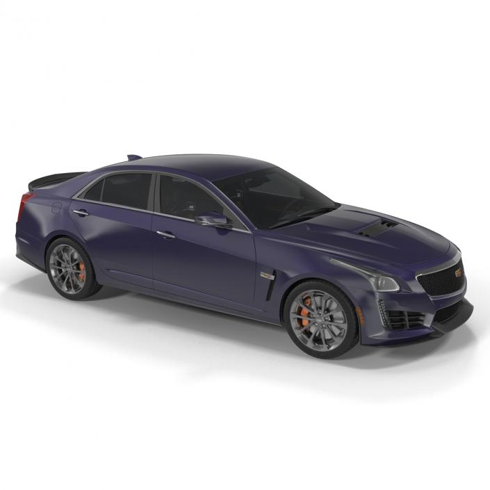 3D model Cadillac CTS V 2016 Simple Interior