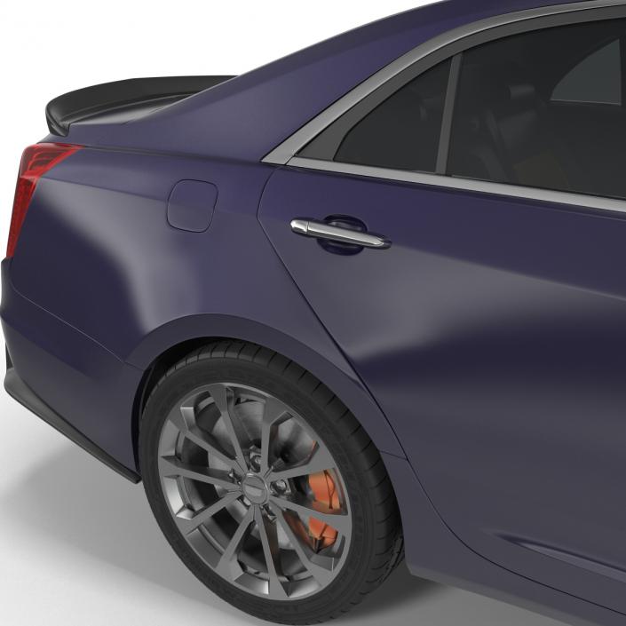 3D model Cadillac CTS V 2016 Simple Interior