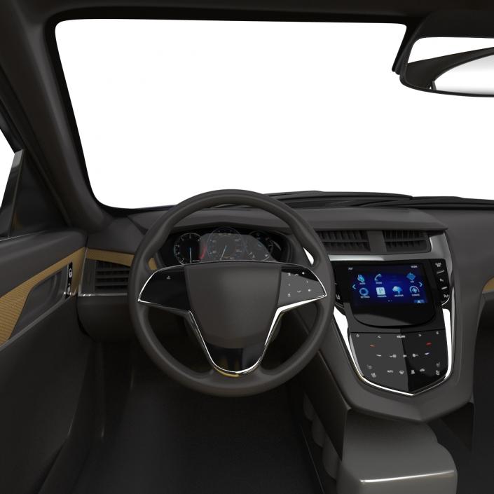 3D model Cadillac CTS V 2016 Simple Interior