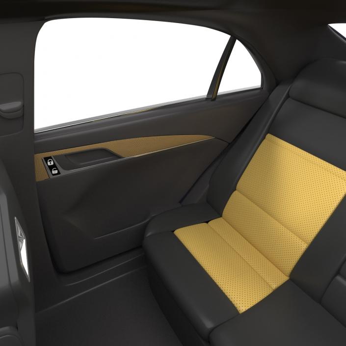 3D model Cadillac CTS V 2016 Simple Interior