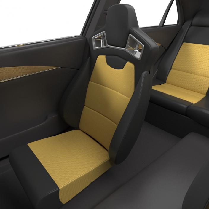 3D model Cadillac CTS V 2016 Simple Interior