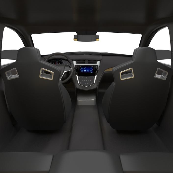 3D model Cadillac CTS V 2016 Simple Interior