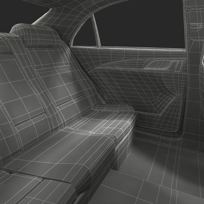 3D model Cadillac CTS V 2016 Simple Interior