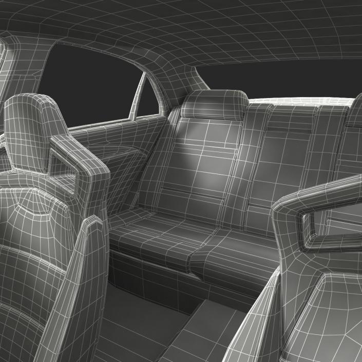 3D model Cadillac CTS V 2016 Simple Interior