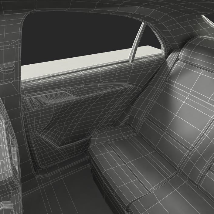 3D model Cadillac CTS V 2016 Simple Interior