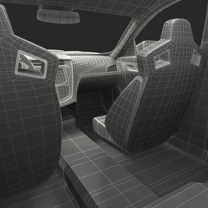 3D model Cadillac CTS V 2016 Simple Interior