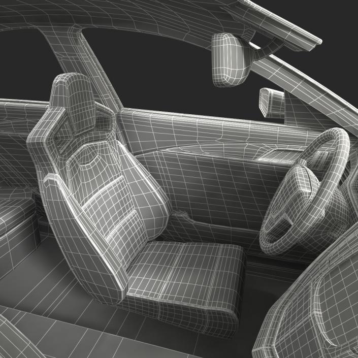 3D model Cadillac CTS V 2016 Simple Interior