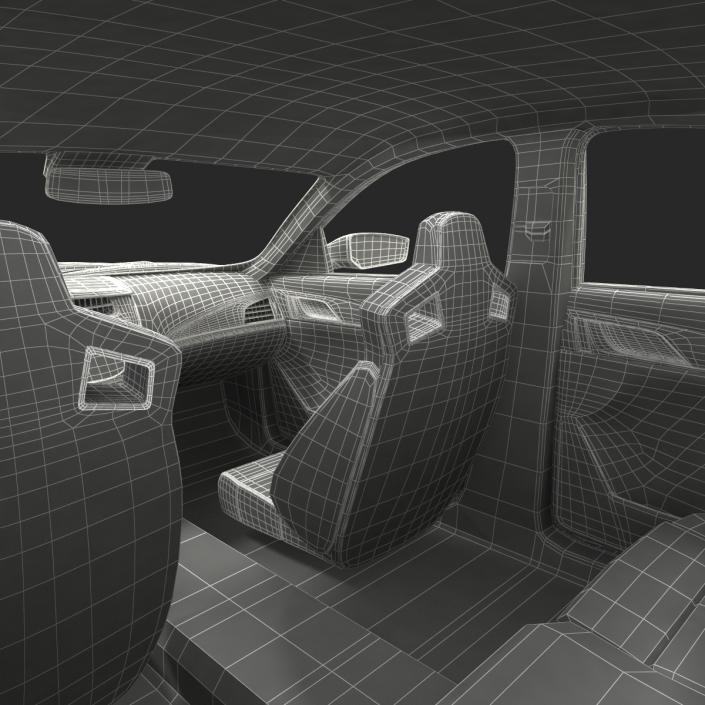 3D model Cadillac CTS V 2016 Simple Interior