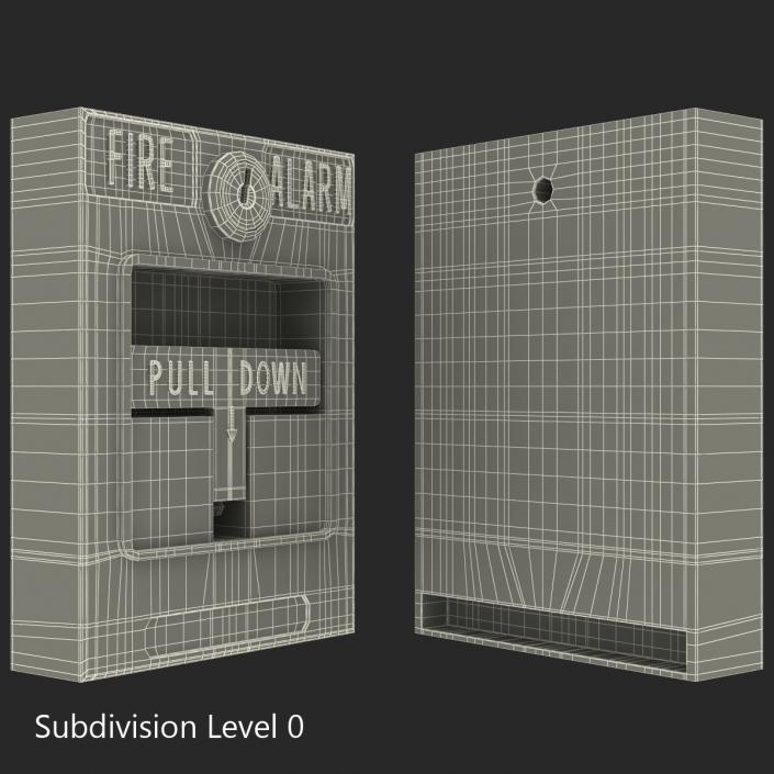 3D model Fire Alarm 3 Generic