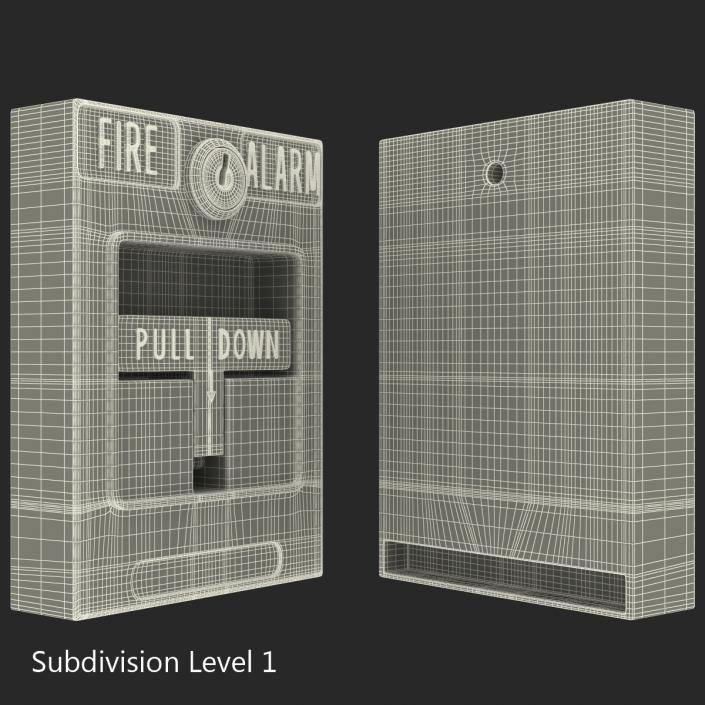 3D model Fire Alarm 3 Generic