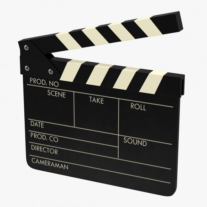 Clapboard 3D model