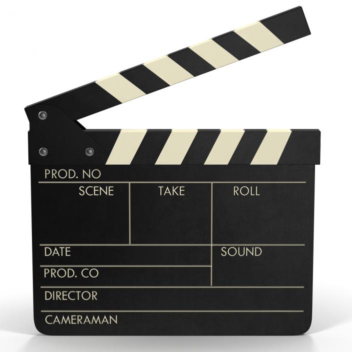 Clapboard 3D model