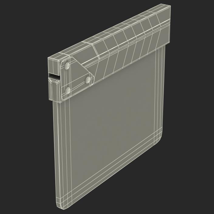 Clapboard 3D model