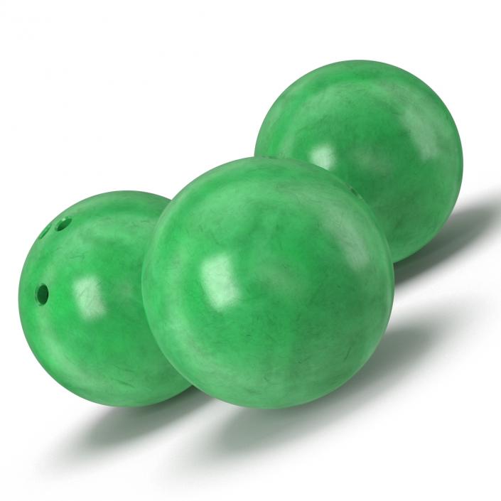 3D Bowling Ball Green model