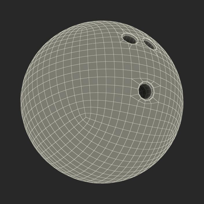 3D Bowling Ball Green model