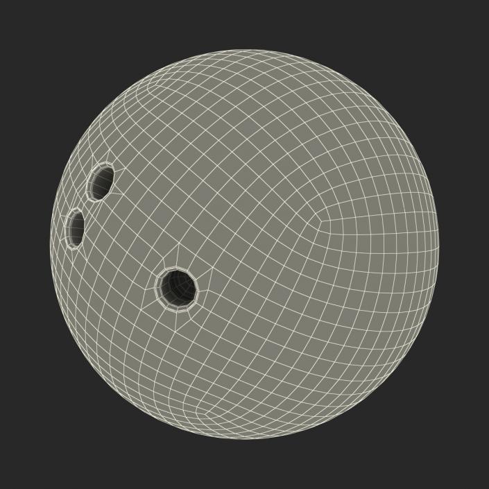 3D Bowling Ball Green model