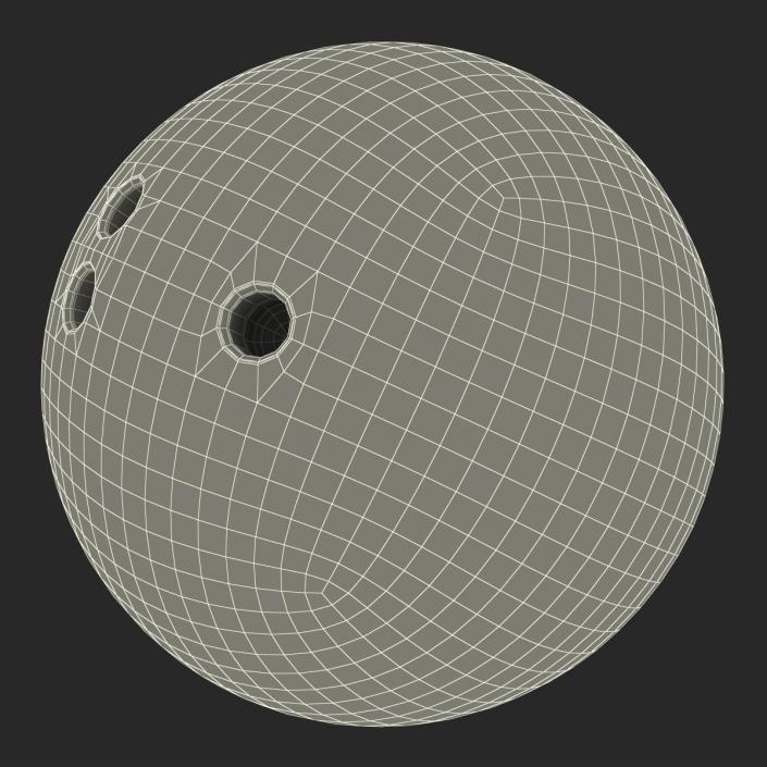 3D Bowling Ball Green model