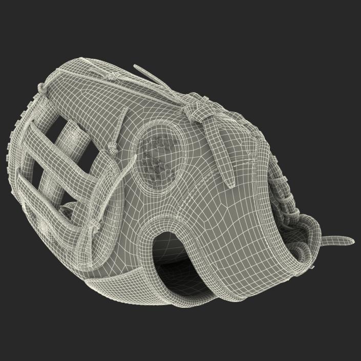 3D Baseball Glove And Ball model