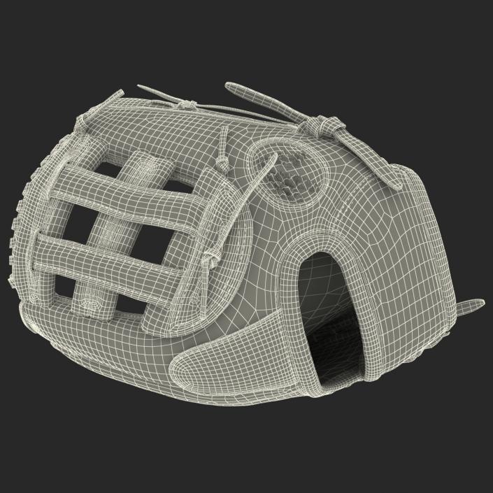 3D Baseball Glove And Ball model