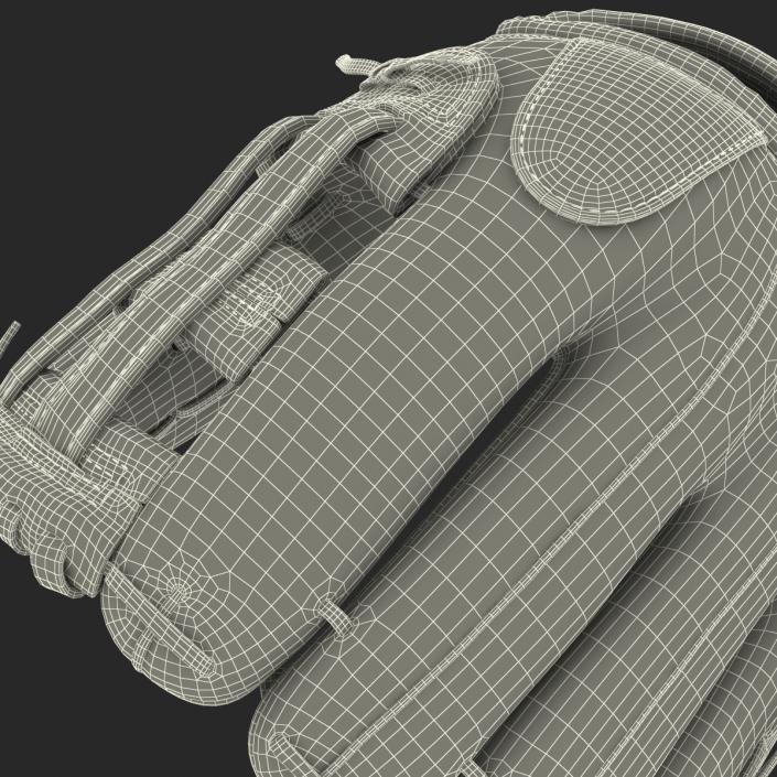 3D Baseball Glove And Ball model