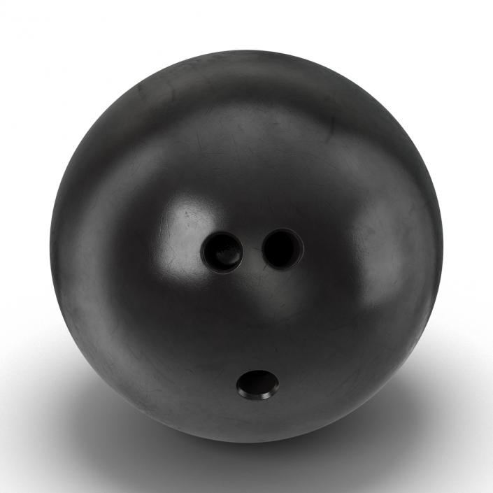 3D Bowling Ball Black model