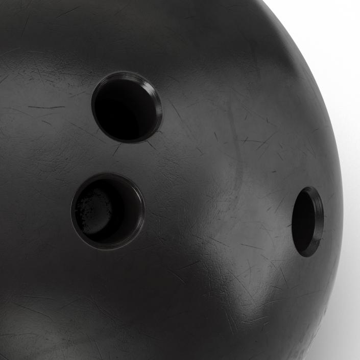 3D Bowling Ball Black model