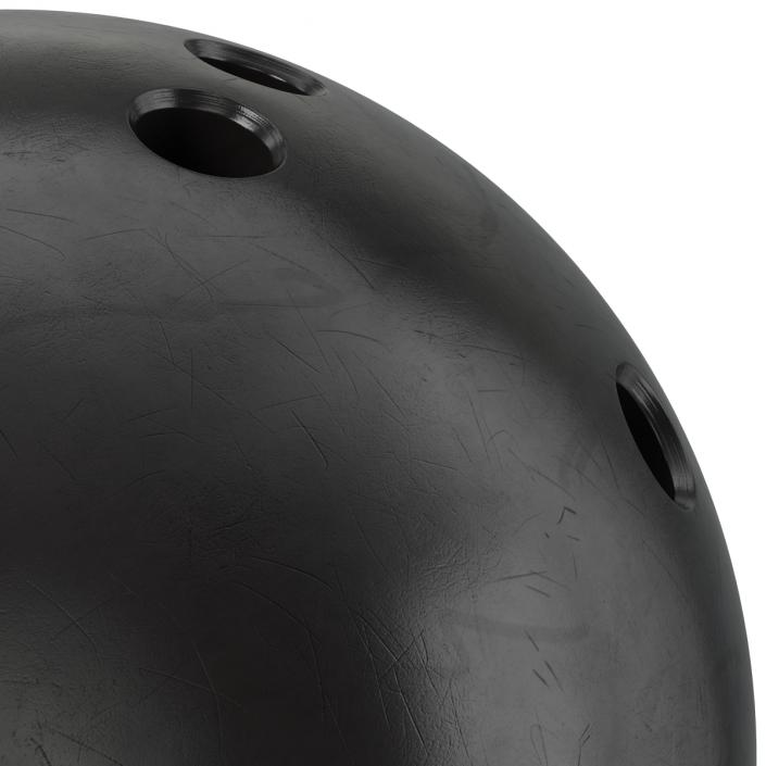 3D Bowling Ball Black model