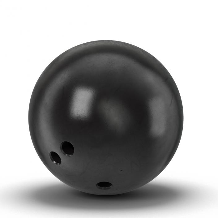 3D Bowling Ball Black model