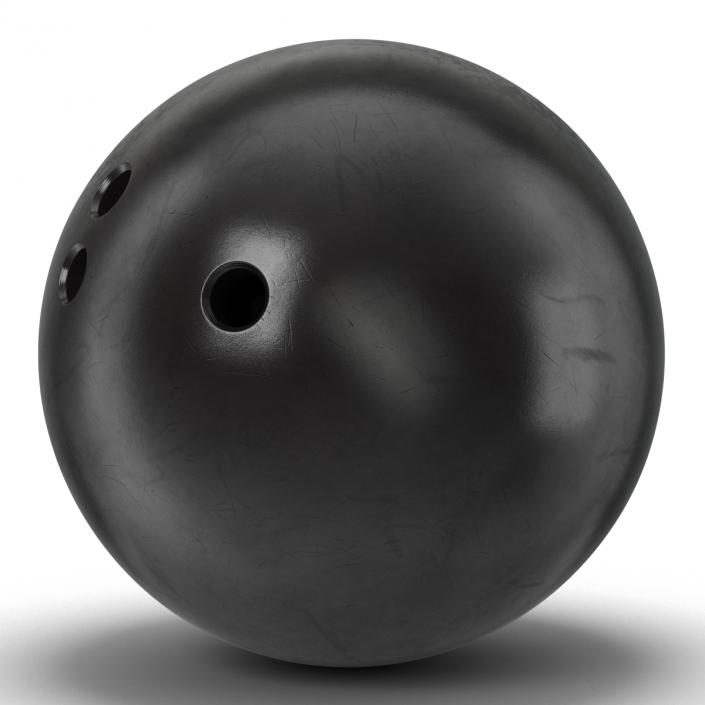 3D Bowling Ball Black model