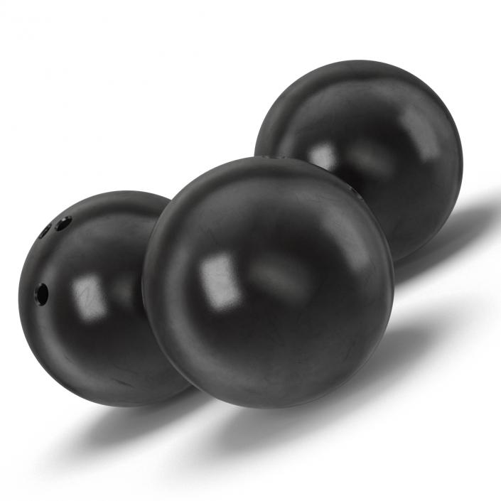 3D Bowling Ball Black model