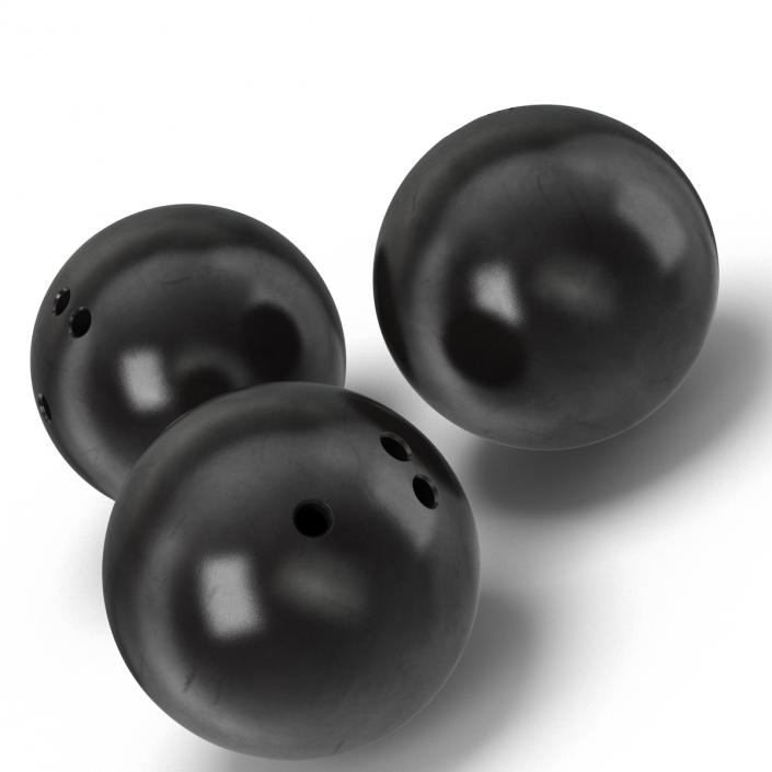 3D Bowling Ball Black model