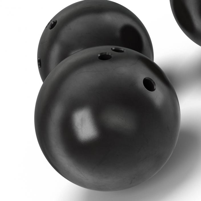 3D Bowling Ball Black model